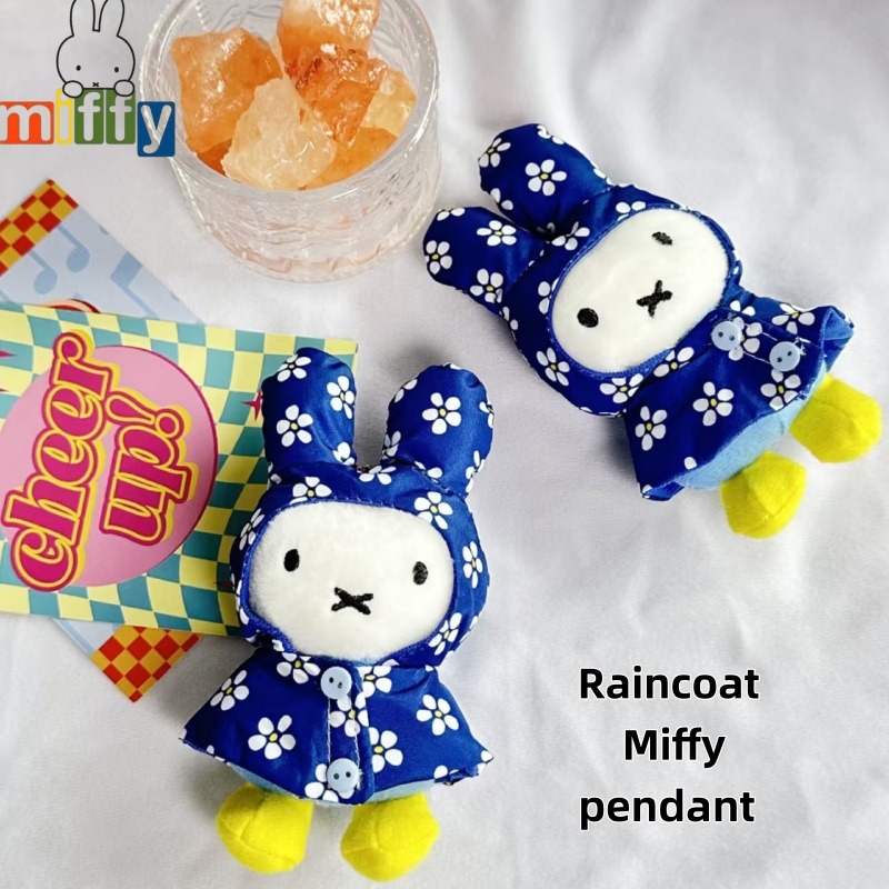 Phone Accessories Charms - Portachiavi in peluche Miffy Raincoat -