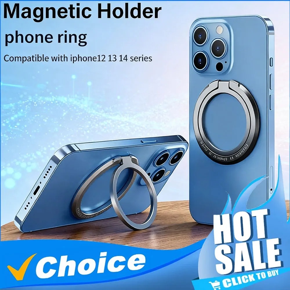 Phone Accessories Useful - Supporto Magnetico ad Anello per Telefono,